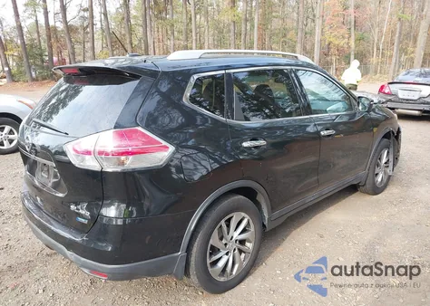 2014 Nissan Rogue Sl z USA, uszkodzony, nr VIN 5N1AT2MV7EC755693